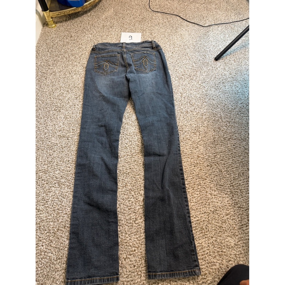Old Navy Skinny Jeans Girls 12 Regular Dark Wash Faded Black Stretch Denim